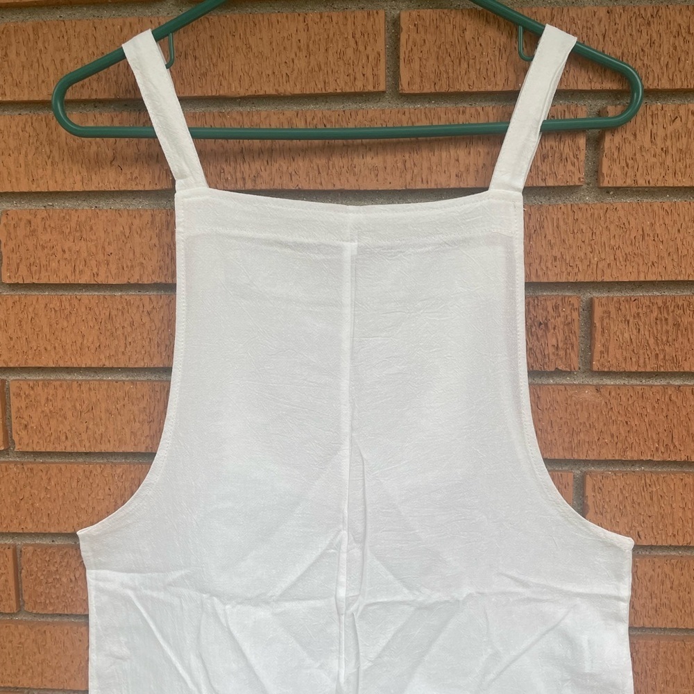 Women's Cream Jumpsuit Romper - Picture 10 of 12